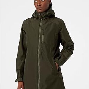 Helly Hansen Belfast Coat Olive Green Medium EUC